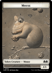 Mouse // Food (0010) Double-Sided Token [Wilds of Eldraine Tokens] | Cracking-Singles