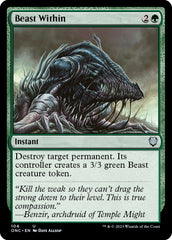 Beast Within [Phyrexia: All Will Be One Commander] | Cracking-Singles