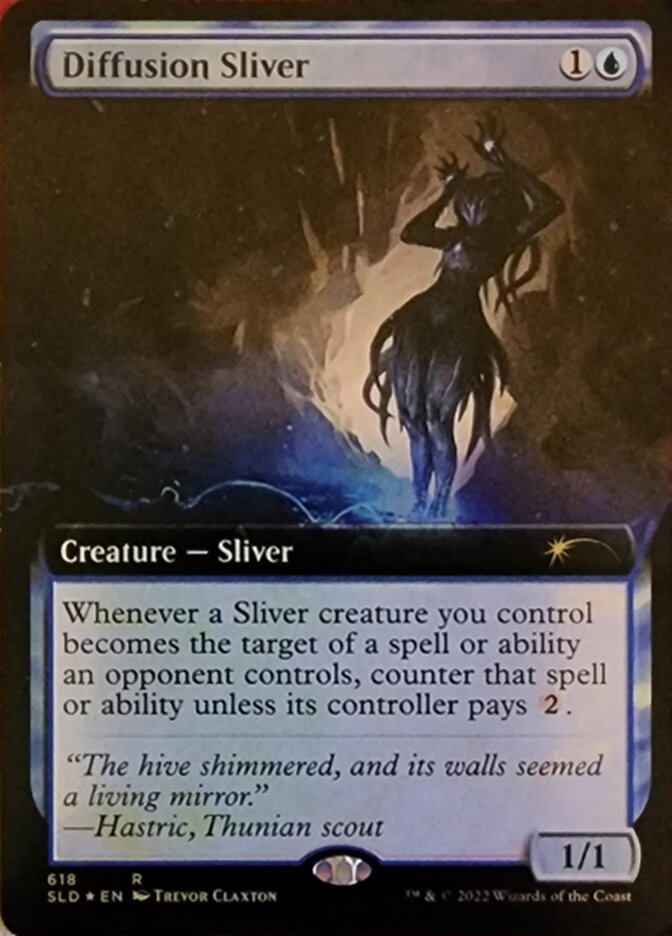 Diffusion Sliver (Extended Art) [Secret Lair Drop Promos] | Cracking-Singles