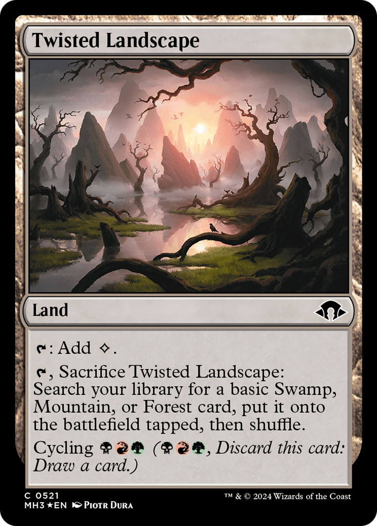 Twisted Landscape (Ripple Foil) [Modern Horizons 3] | Cracking-Singles