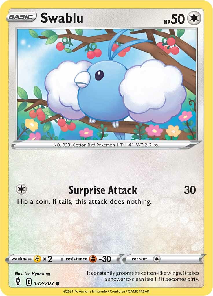 Swablu (132/203) [Sword & Shield: Evolving Skies] | Cracking-Singles