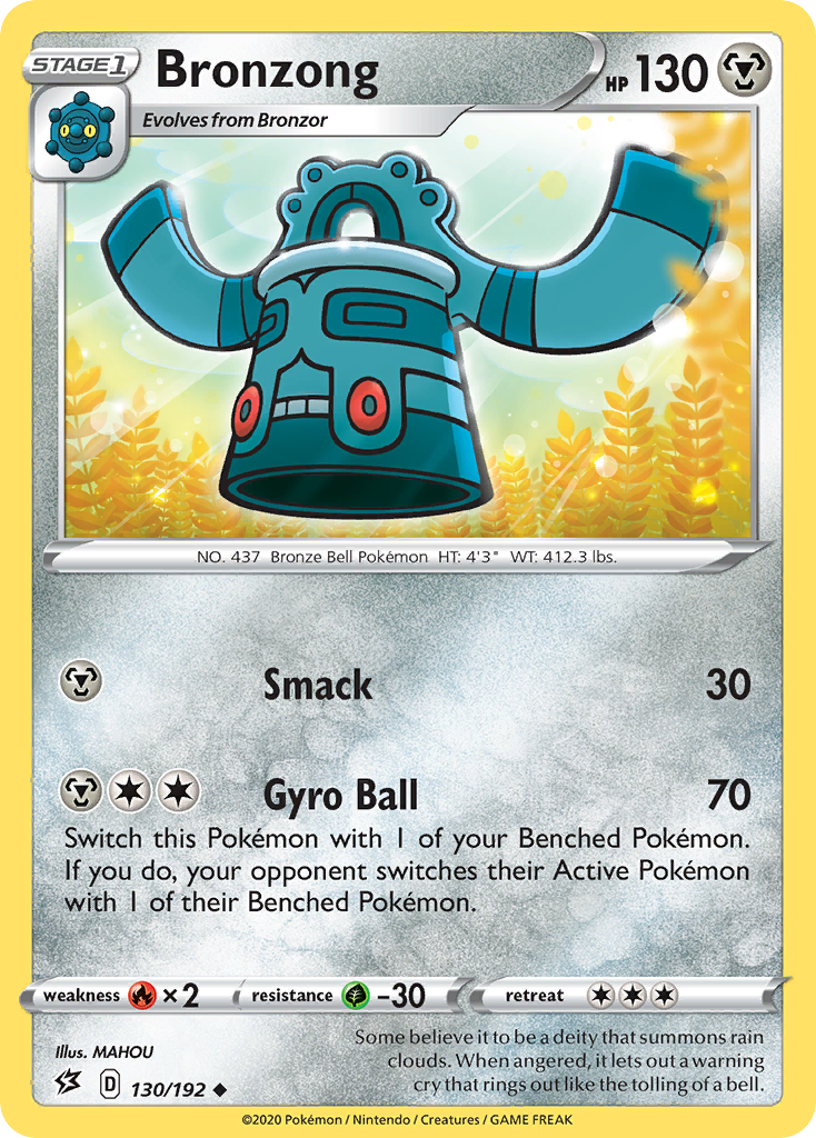 Bronzong (130/192) [Sword & Shield: Rebel Clash] | Cracking-Singles