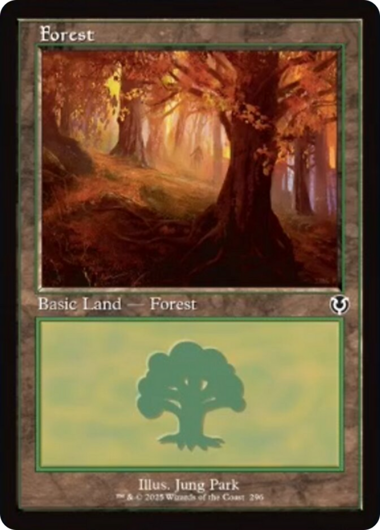 Forest (296) (Retro Frame) [Innistrad Remastered] | Cracking-Singles