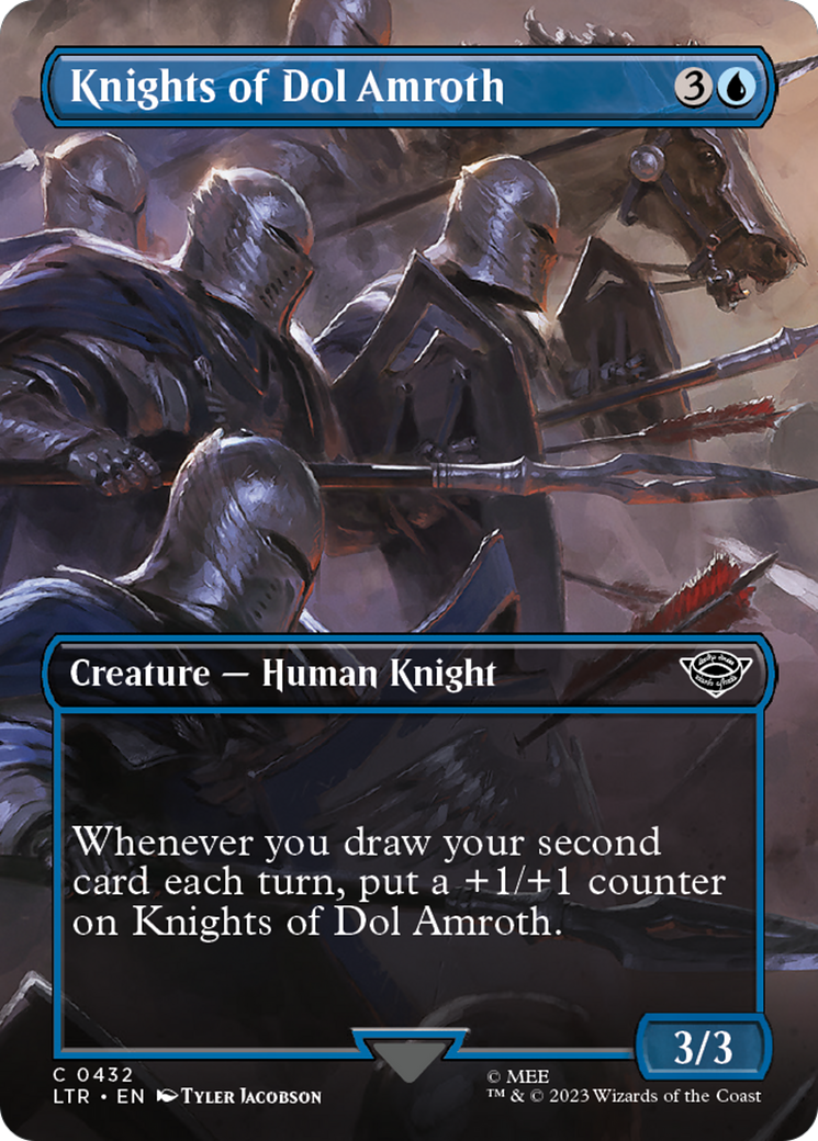 Knights of Dol Amroth (Borderless Alternate Art) [The Lord of the Rings: Tales of Middle-Earth] | Cracking-Singles