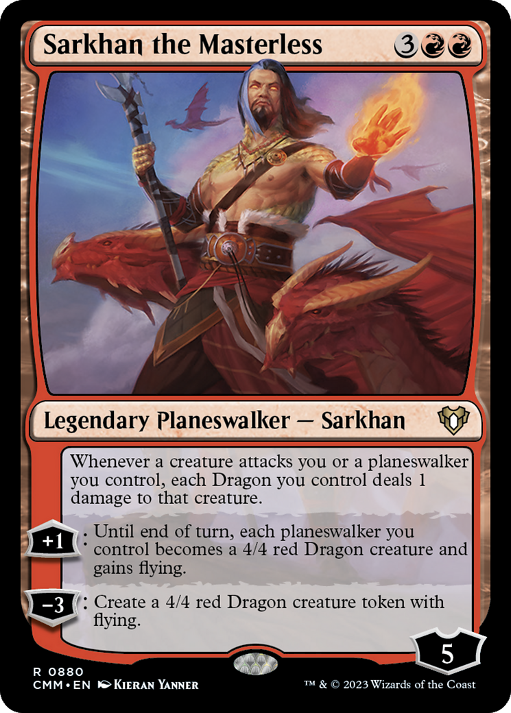 Sarkhan the Masterless [Commander Masters] | Cracking-Singles