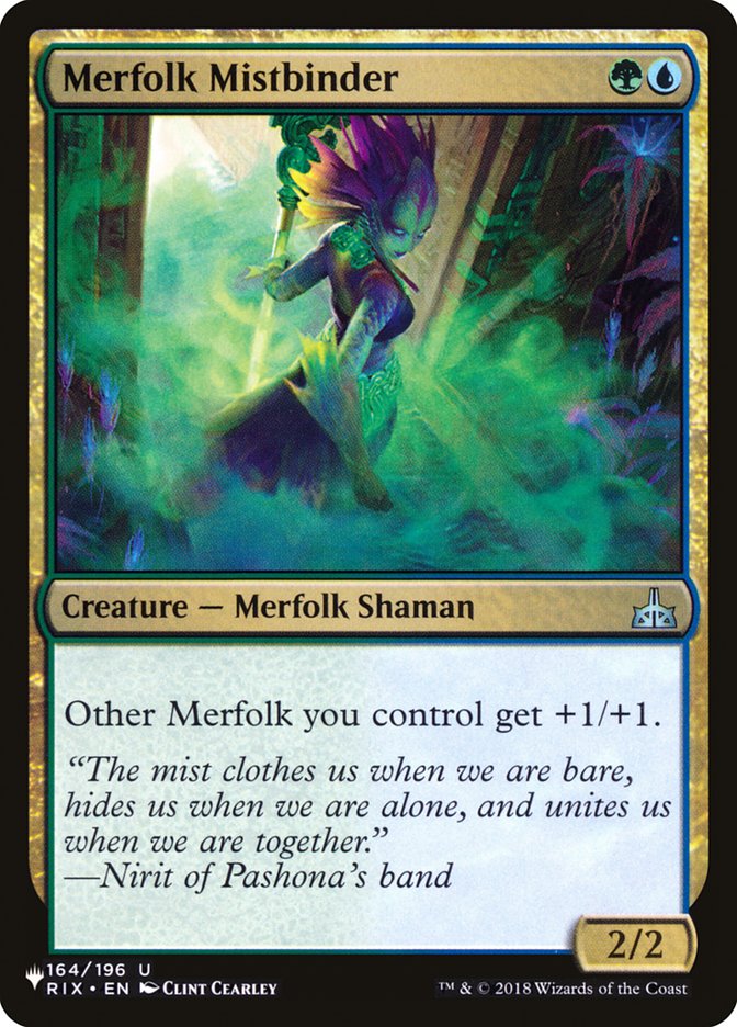 Merfolk Mistbinder [The List] | Cracking-Singles