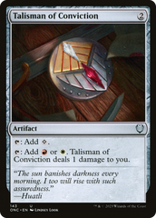 Talisman of Conviction [Phyrexia: All Will Be One Commander] | Cracking-Singles