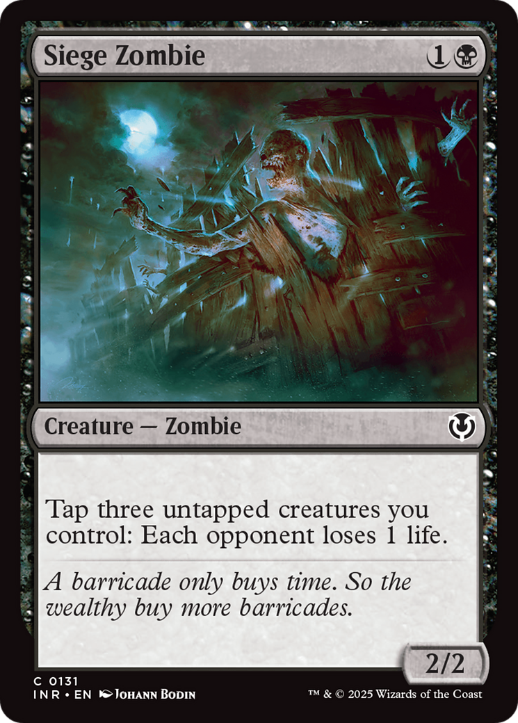 Siege Zombie [Innistrad Remastered] | Cracking-Singles