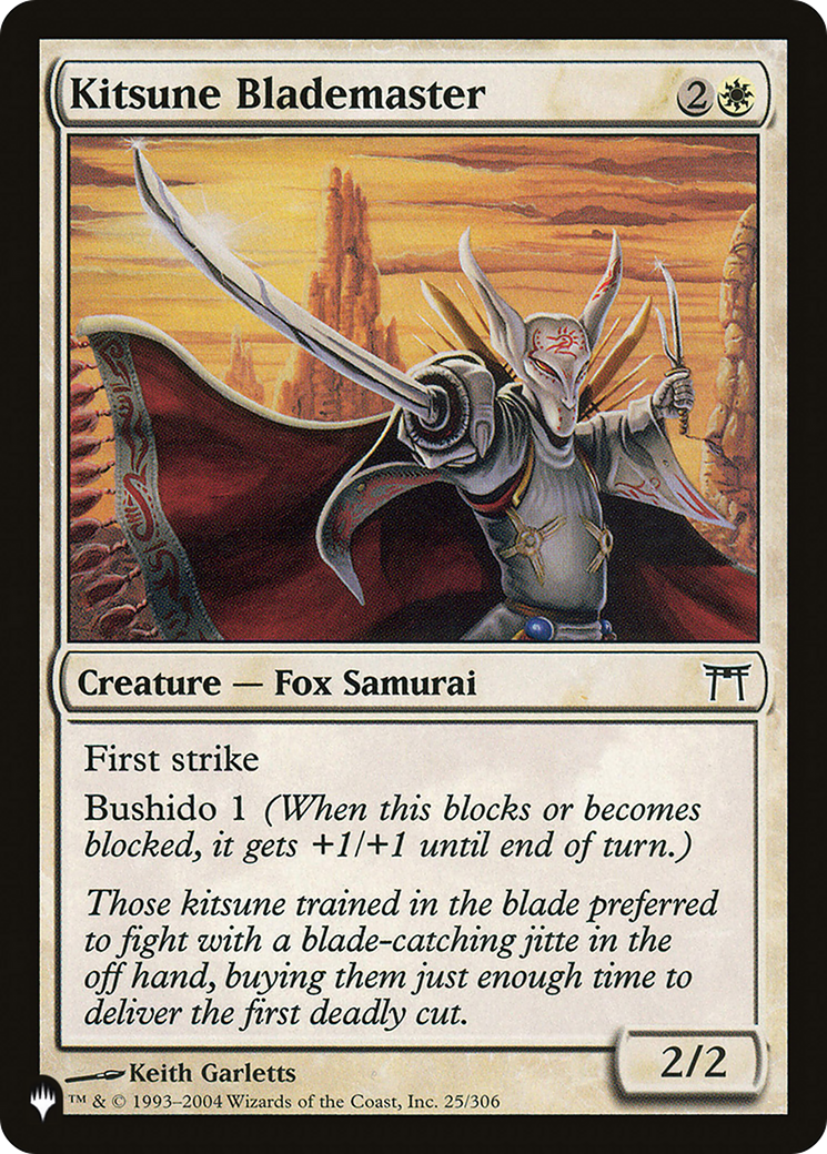 Kitsune Blademaster [The List Reprints] | Cracking-Singles