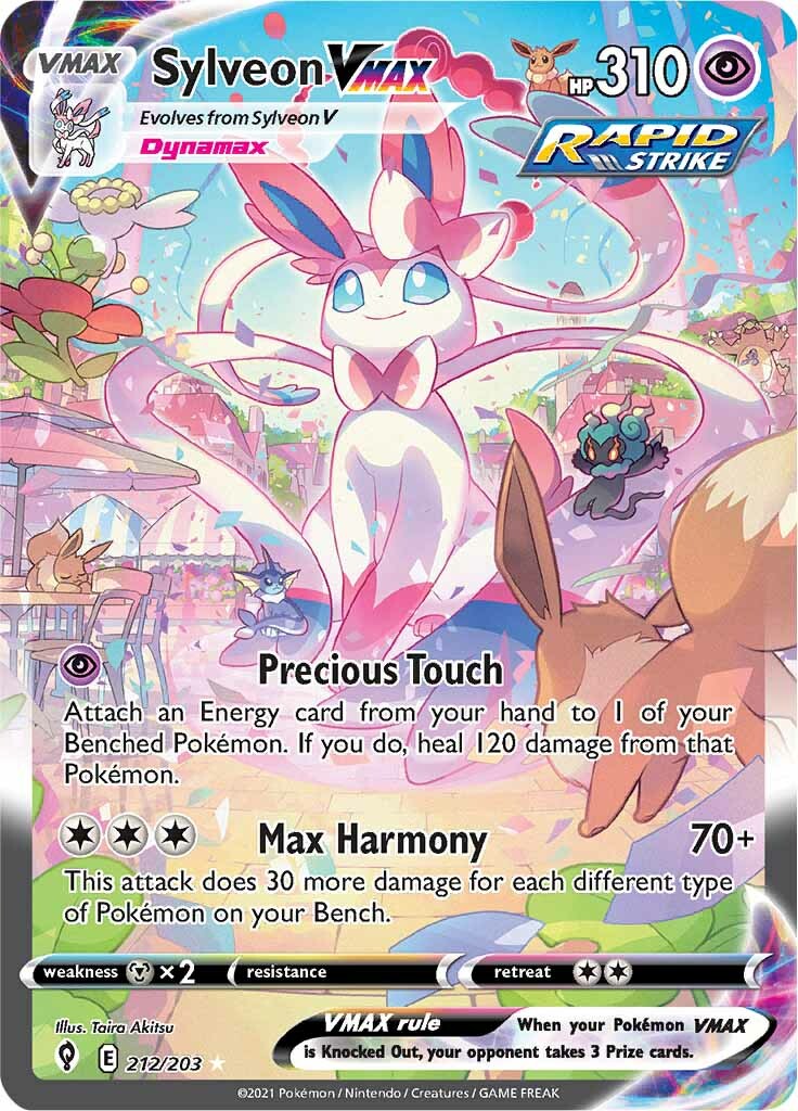 Sylveon VMAX (212/203) [Sword & Shield: Evolving Skies] | Cracking-Singles