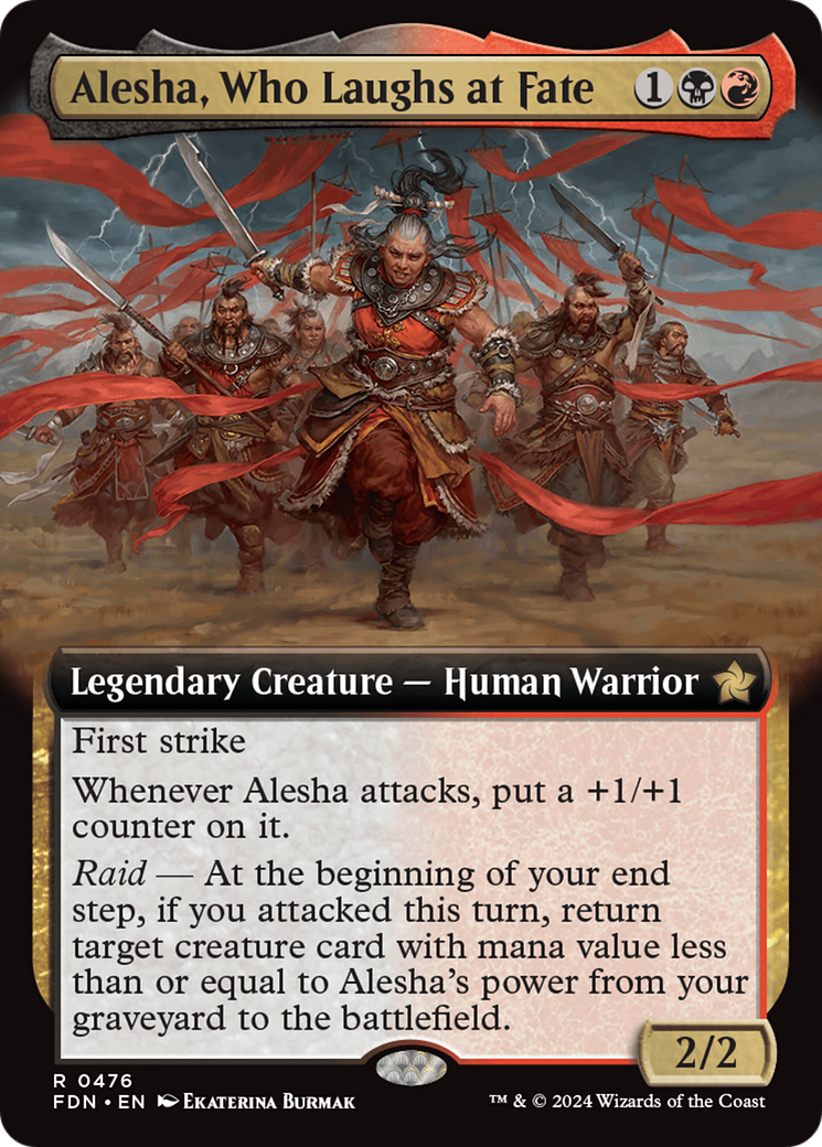 Alesha, Who Laughs at Fate (Extended Art) [Foundations] | Cracking-Singles