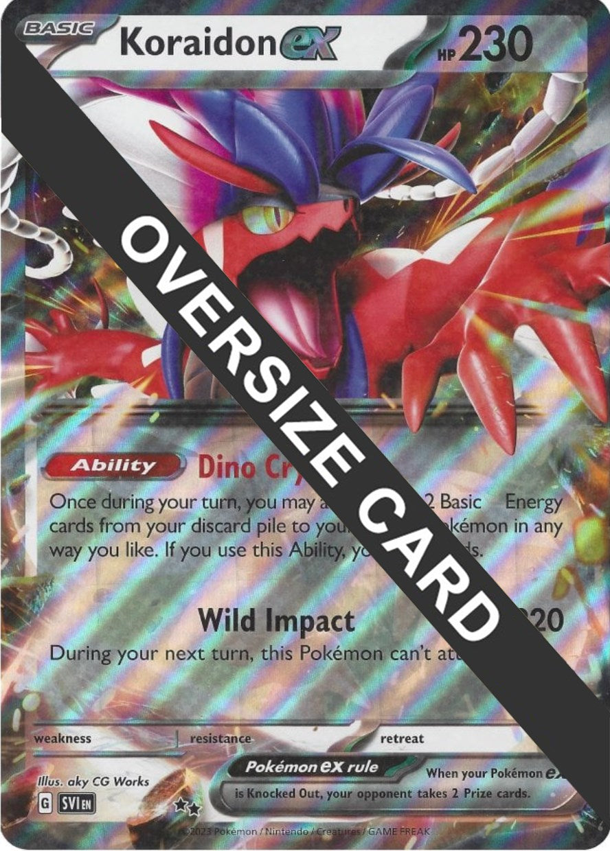 Koraidon ex (125/198) (Jumbo Card) [Scarlet & Violet: Base Set] | Cracking-Singles