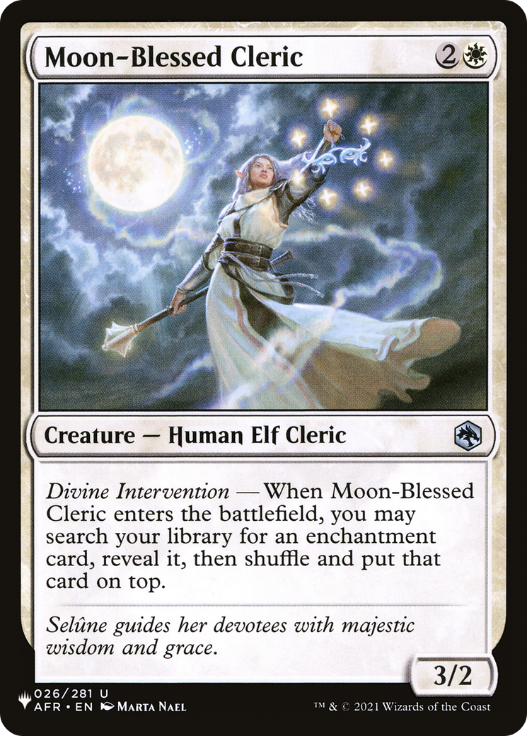 Moon-Blessed Cleric [The List] | Cracking-Singles