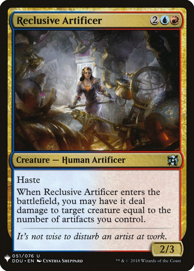 Reclusive Artificer [Mystery Booster] | Cracking-Singles