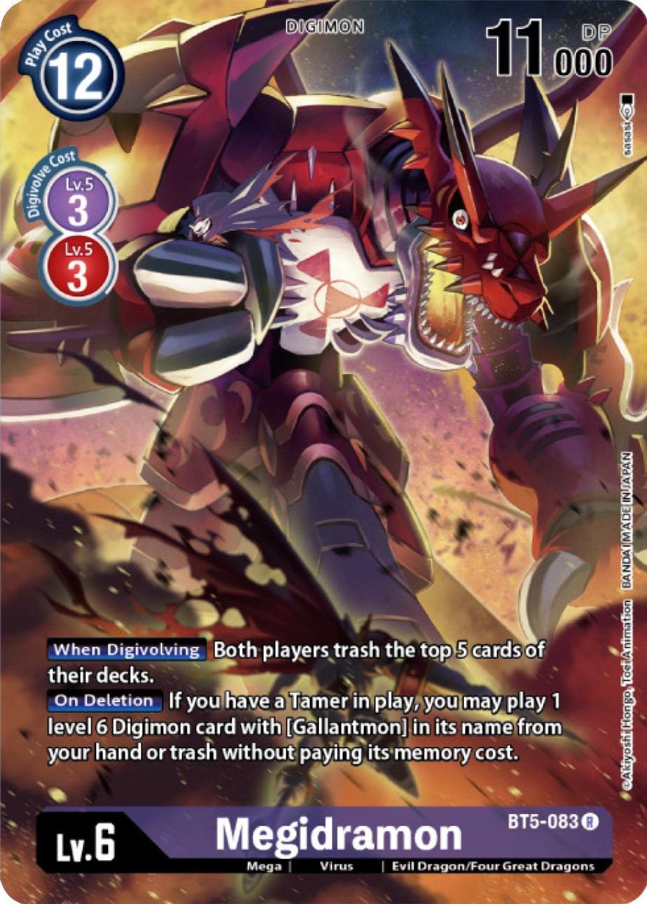 Megidramon [BT5-083] (Digimon Card Game Deck Box Set) [Battle of Omni Promos] | Cracking-Singles