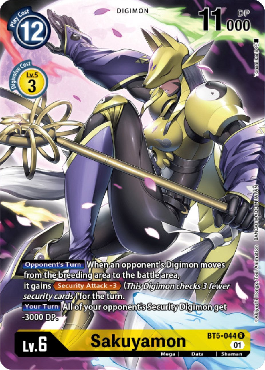 Sakuyamon [BT5-044] (Digimon Card Game Deck Box Set) [Battle of Omni Promos] | Cracking-Singles