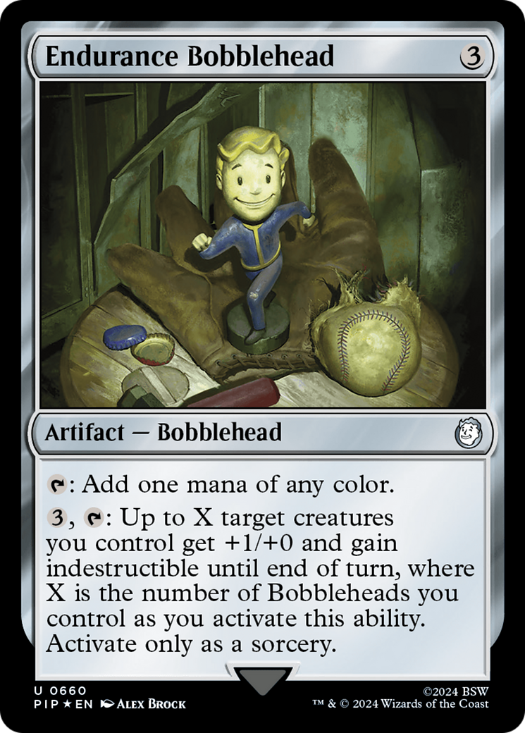 Endurance Bobblehead (Surge Foil) [Fallout] | Cracking-Singles