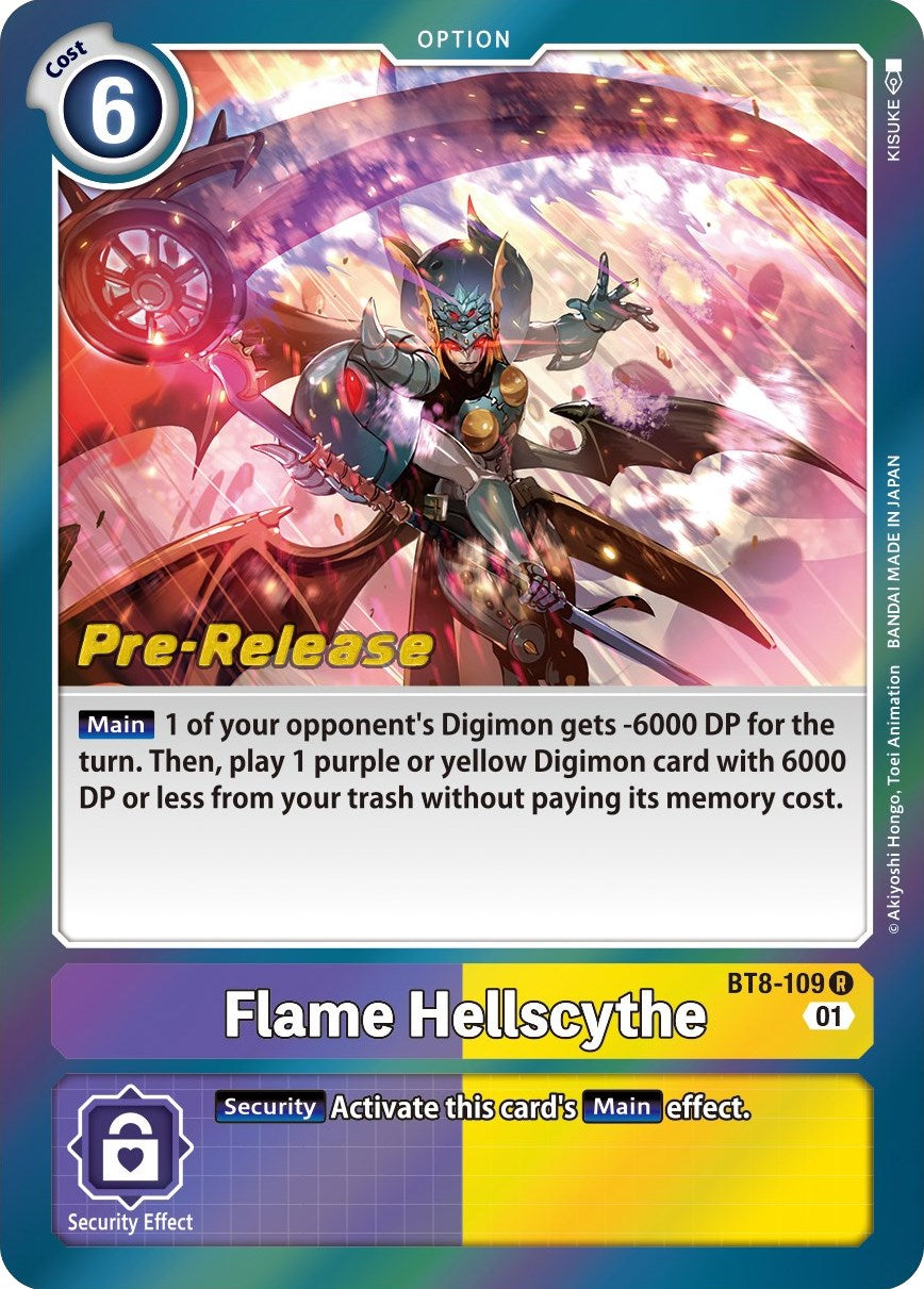 Flame Hellscythe [BT8-109] [New Awakening Pre-Release Cards] | Cracking-Singles