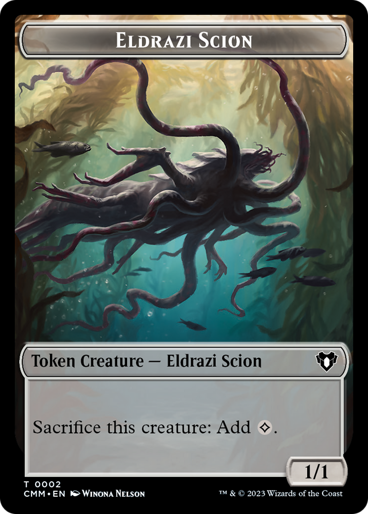 Eldrazi Scion // Drake Double-Sided Token [Commander Masters Tokens] | Cracking-Singles