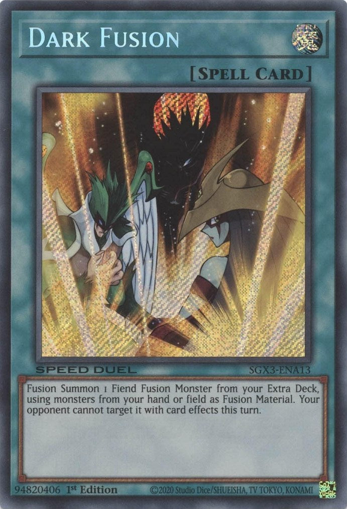 Dark Fusion [SGX3-ENA13] Secret Rare | Cracking-Singles