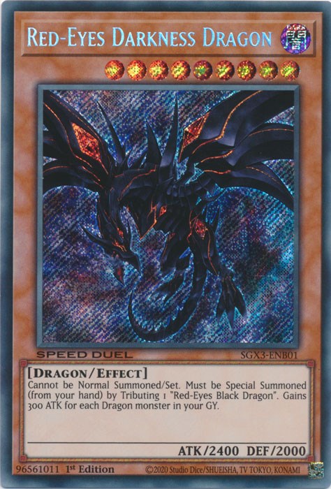 Red-Eyes Darkness Dragon [SGX3-ENB01] Secret Rare | Cracking-Singles