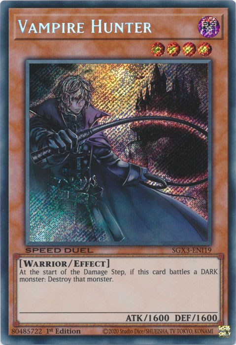 Vampire Hunter [SGX3-ENI19] Secret Rare | Cracking-Singles