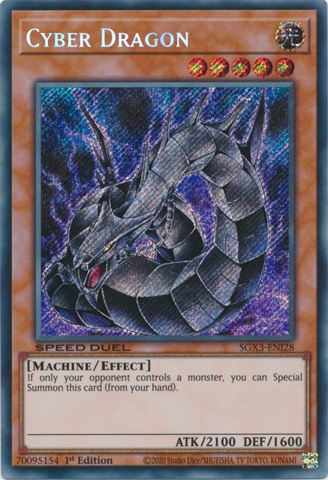 Cyber Dragon [SGX3-ENI28] Secret Rare | Cracking-Singles