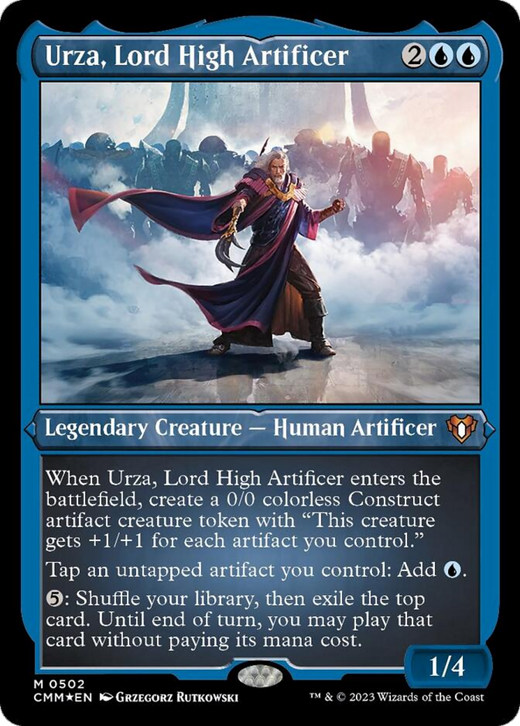 Urza, Lord High Artificer (Foil Etched) [Commander Masters] | Cracking-Singles