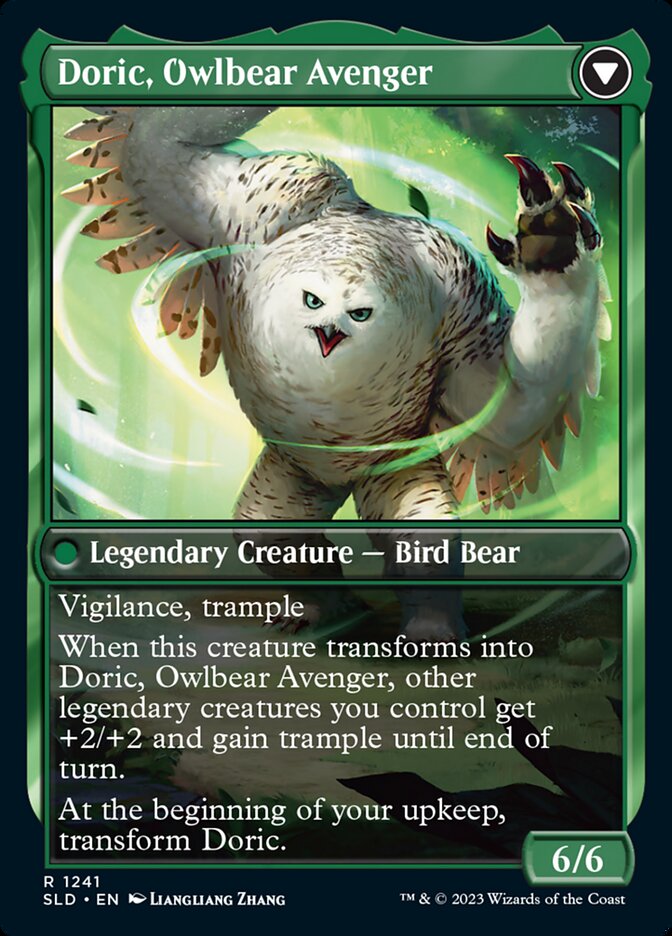 Doric, Nature's Warden // Doric, Owlbear Avenger [Secret Lair Drop Series] | Cracking-Singles