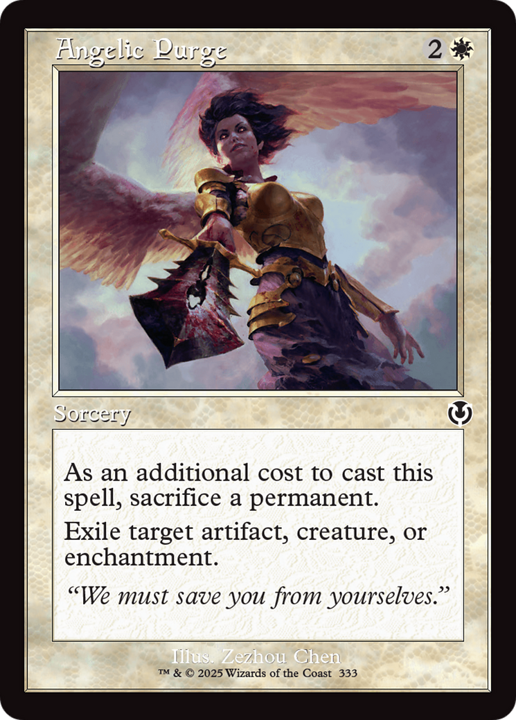 Angelic Purge (Retro Frame) [Innistrad Remastered] | Cracking-Singles