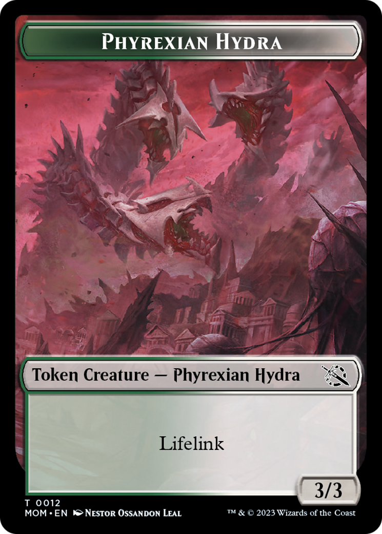 Phyrexian Hydra Token (12) [March of the Machine Tokens] | Cracking-Singles