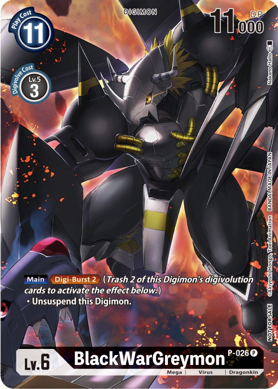 BlackWarGreymon [P-026] (Winner Pack Across Time) [Promotional Cards] | Cracking-Singles