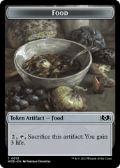 Nightmare // Food (0013) Double-Sided Token [Wilds of Eldraine Tokens] | Cracking-Singles