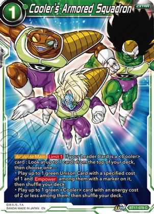 Cooler's Armored Squadron (BT17-078) [Ultimate Squad] | Cracking-Singles