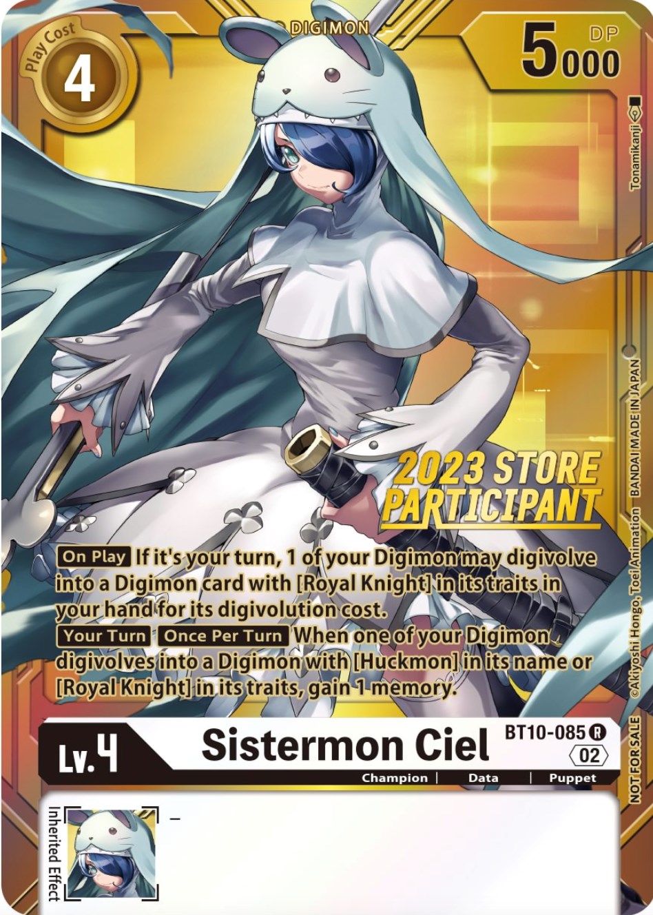 Sistermon Ciel [BT10-085] (2023 Store Participant) [Xros Encounter Promos] | Cracking-Singles