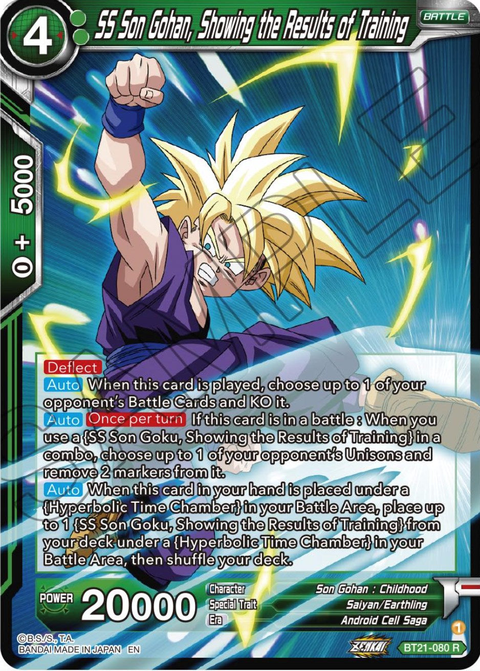 SS Son Gohan, Showing the Results of Training (BT21-080) [Wild Resurgence] | Cracking-Singles