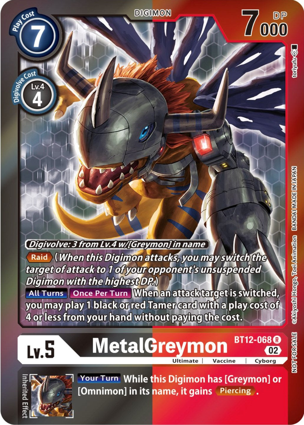 MetalGreymon [BT12-068] (Tamer Party -Special-) [Across Time Promos] | Cracking-Singles