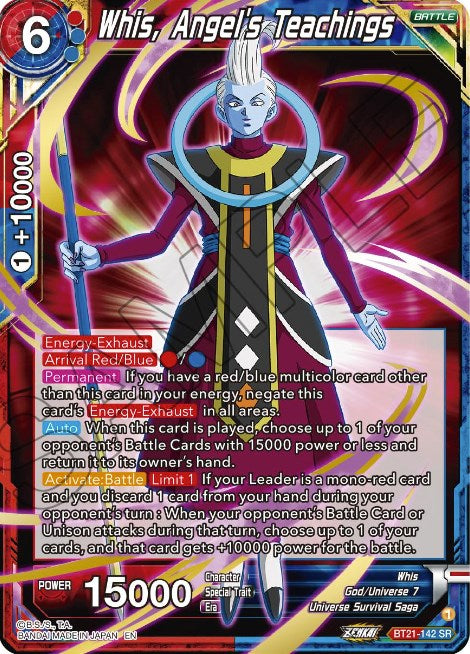 Whis, Angel's Teachings (BT21-142) [Wild Resurgence] | Cracking-Singles