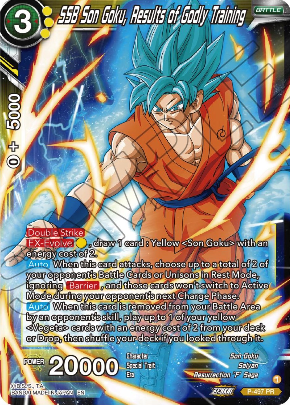 SSB Son Goku, Results of Godly Training (P-497) [Promotion Cards] | Cracking-Singles