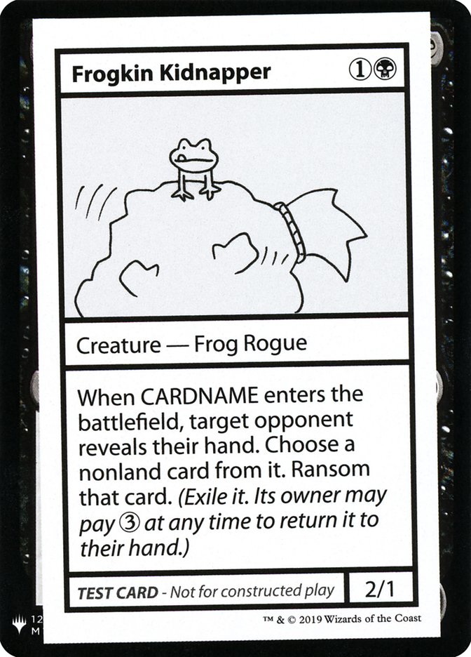 Frogkin Kidnapper [Mystery Booster Playtest Cards] | Cracking-Singles