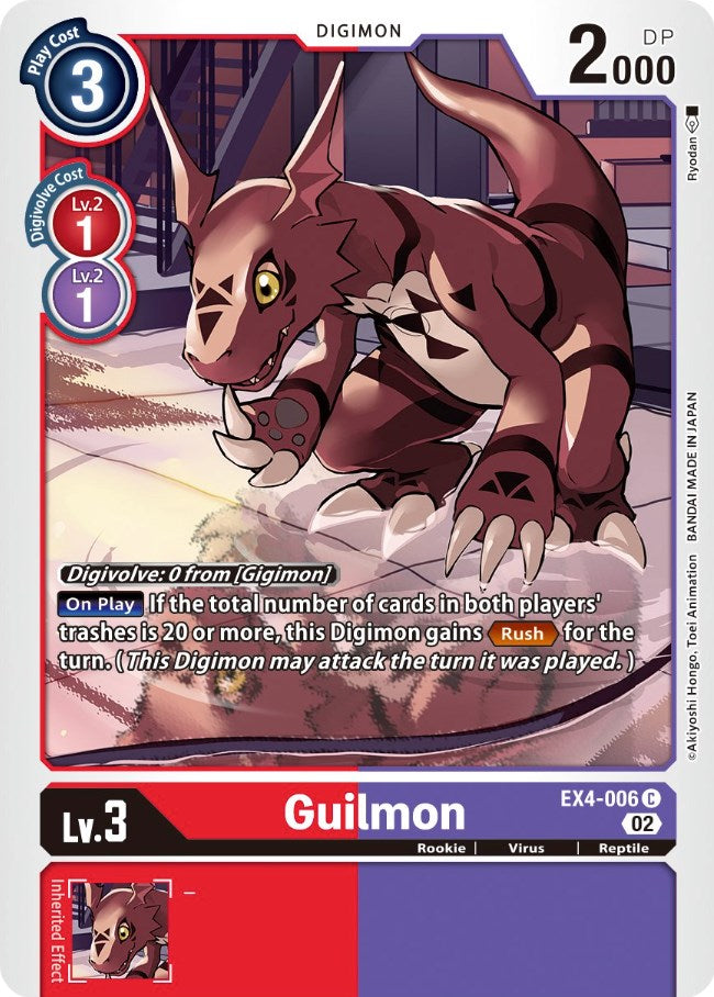 Guilmon [EX4-006] [Alternative Being Booster] | Cracking-Singles