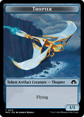 Phyrexian Germ // Thopter Double-Sided Token [Modern Horizons 3 Tokens] | Cracking-Singles