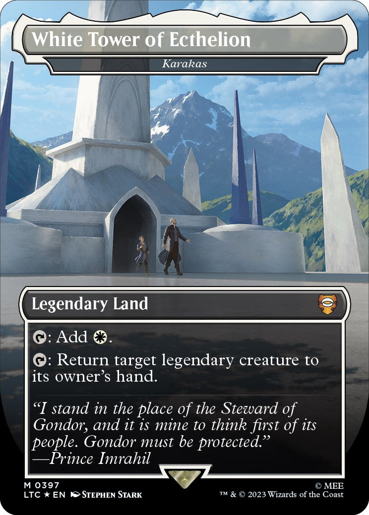 White Tower of Ecthelion - Karakas (Surge Foil Realms and Relics) [The Lord of the Rings: Tales of Middle-Earth Commander] | Cracking-Singles