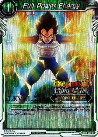 Full Power Energy (Level 2) (BT1-080) [Judge Promotion Cards] | Cracking-Singles