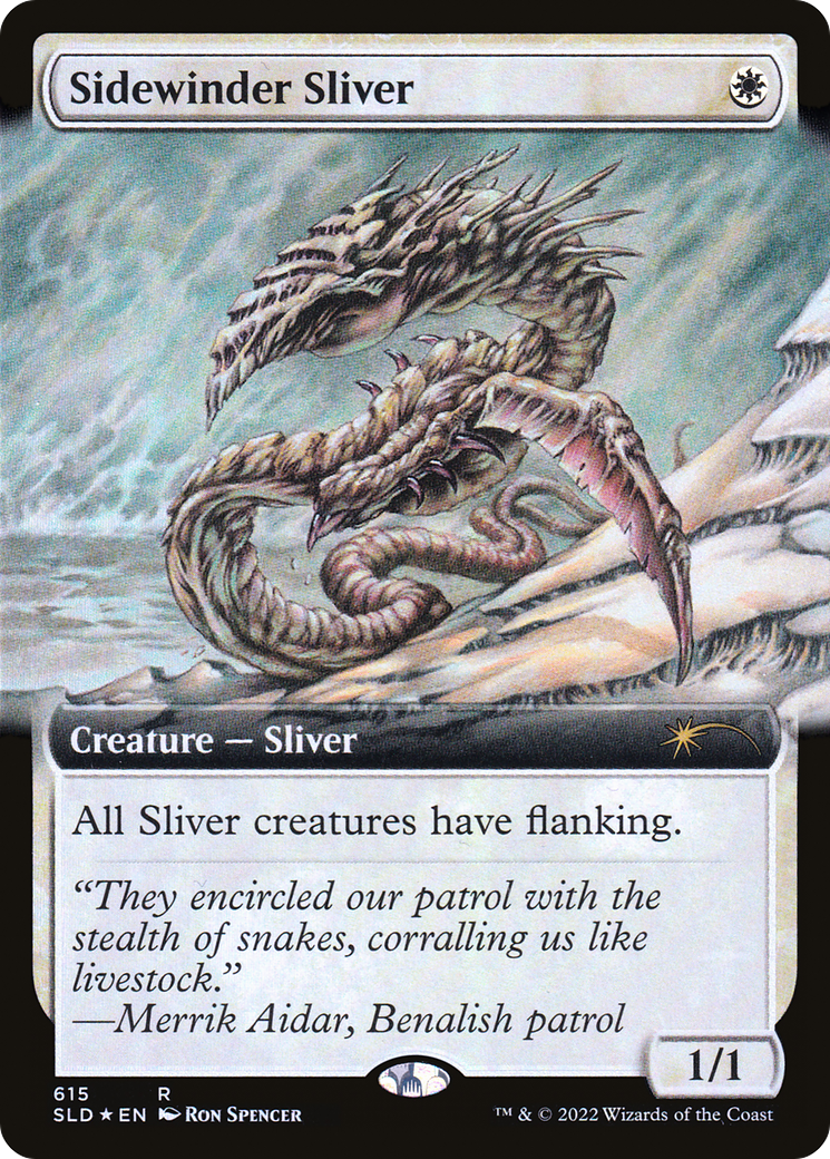 Sidewinder Sliver (Extended Art) [Secret Lair Drop Promos] | Cracking-Singles