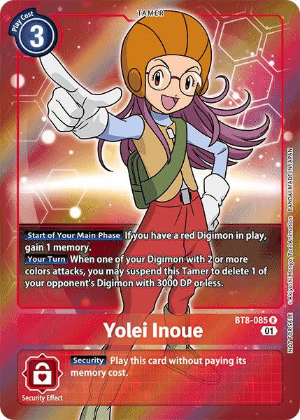 Yolei Inoue [BT8-085] (Alternative Art - Box Topper) [New Awakening] | Cracking-Singles