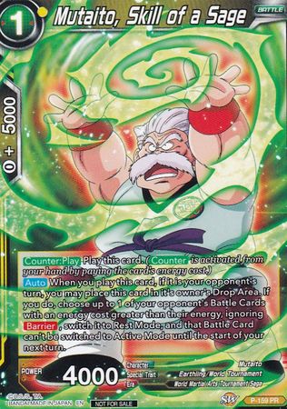 Mutaito, Skill of a Sage (Power Booster) (P-159) [Promotion Cards] | Cracking-Singles