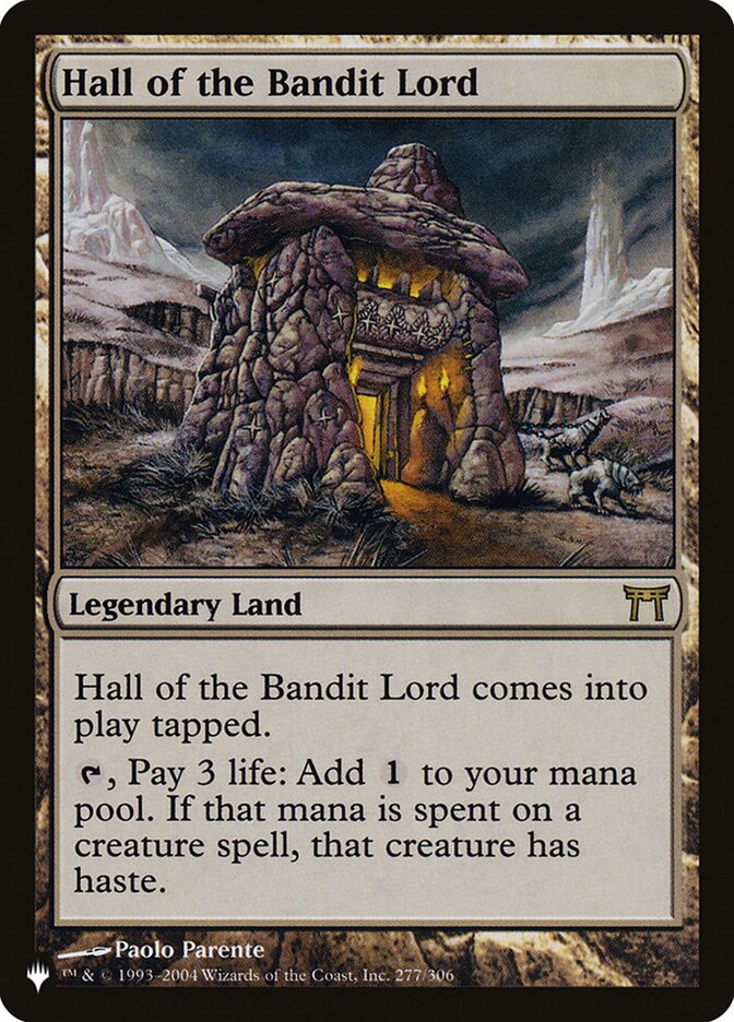 Hall of the Bandit Lord [The List] | Cracking-Singles