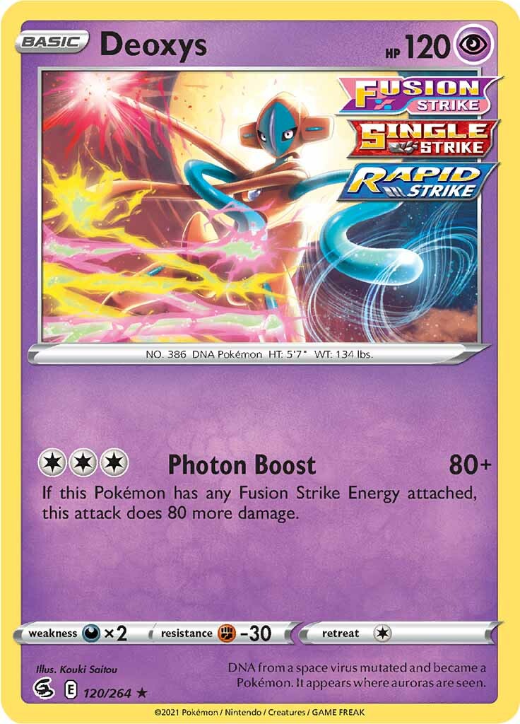 Deoxys (120/264) [Sword & Shield: Fusion Strike] | Cracking-Singles