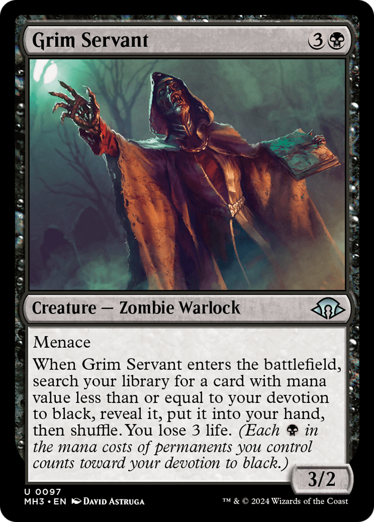 Grim Servant [Modern Horizons 3] | Cracking-Singles